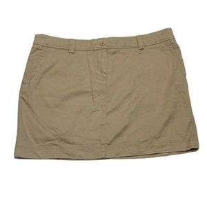 L.L. Beans Woman's Khaki Skirt ~ Sz 20 Petite